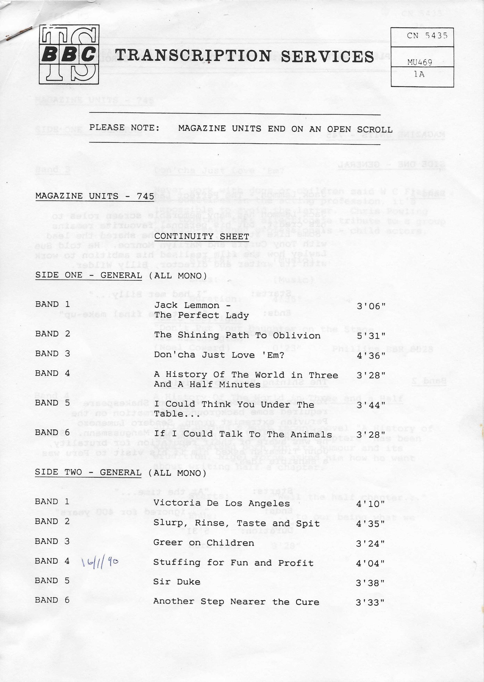 Inserts from CN 5435